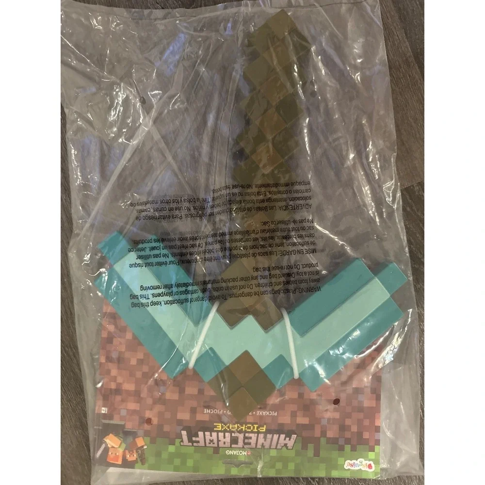Minecraft Pickaxe Sword Toy Costume Prop 15.75